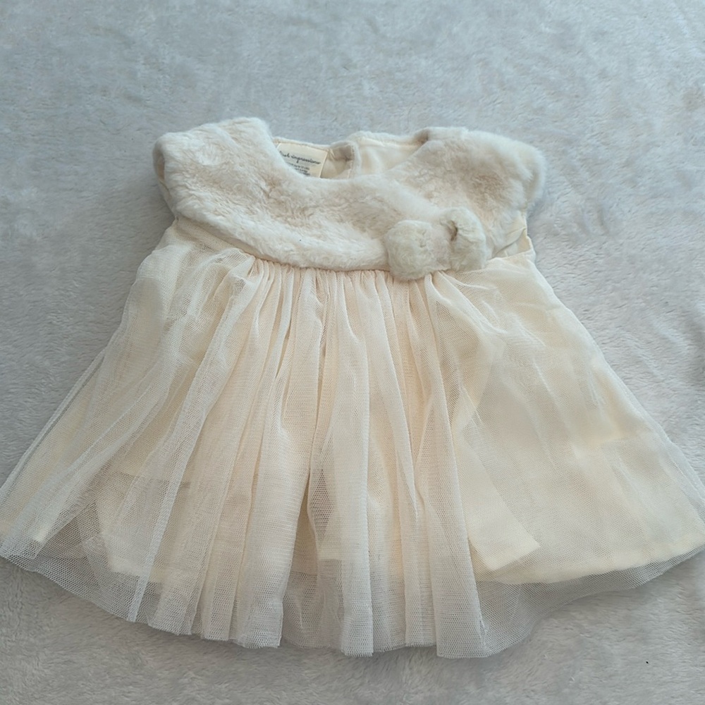 First impressions cream 0-3 formal dress